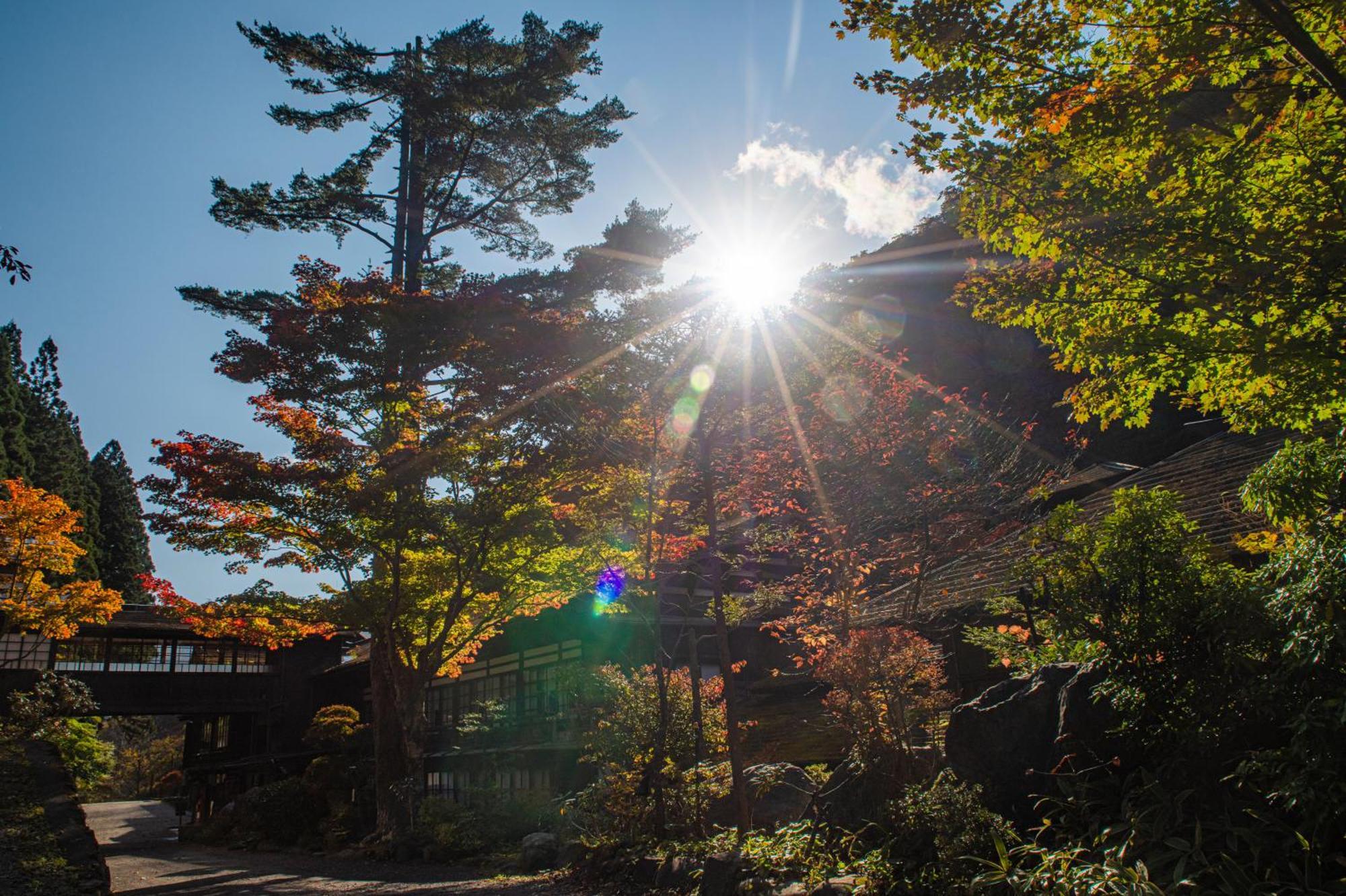 Отель Houshi Onsen Chojukan Минаками Экстерьер фото